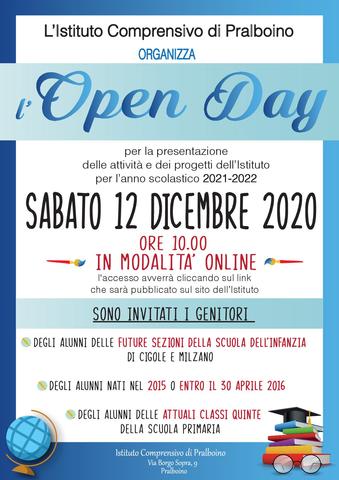 Open Day Istituto Comprensivo di Pralboino